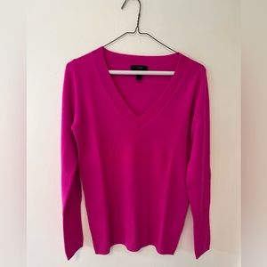 J. CREW Italian Cashmere V-Neck Sweater